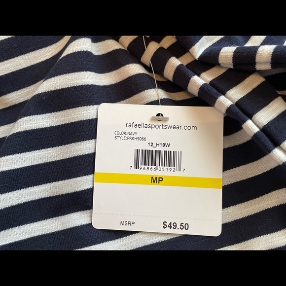 🌟HP🌟 Rafaella Striped Kerchief Top - Picture 5 of 6